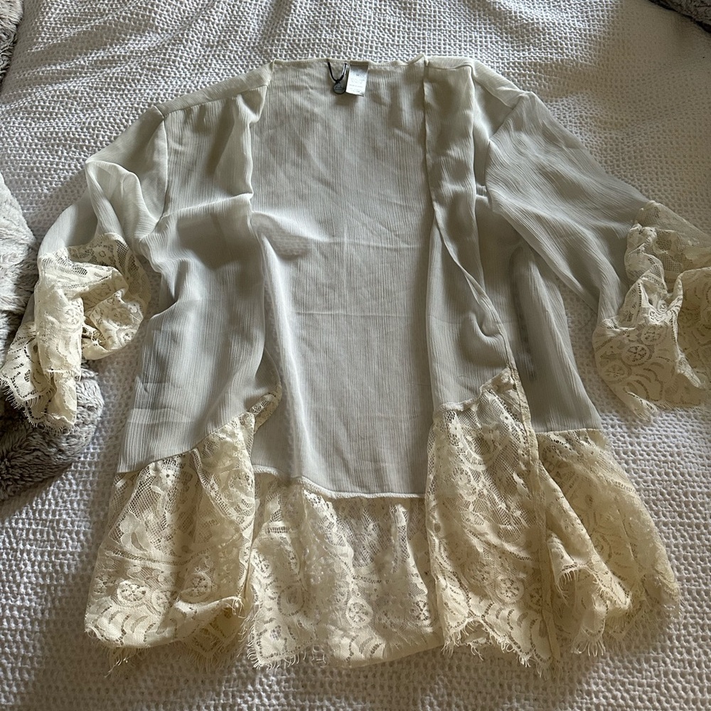 Blue boutique cardigan